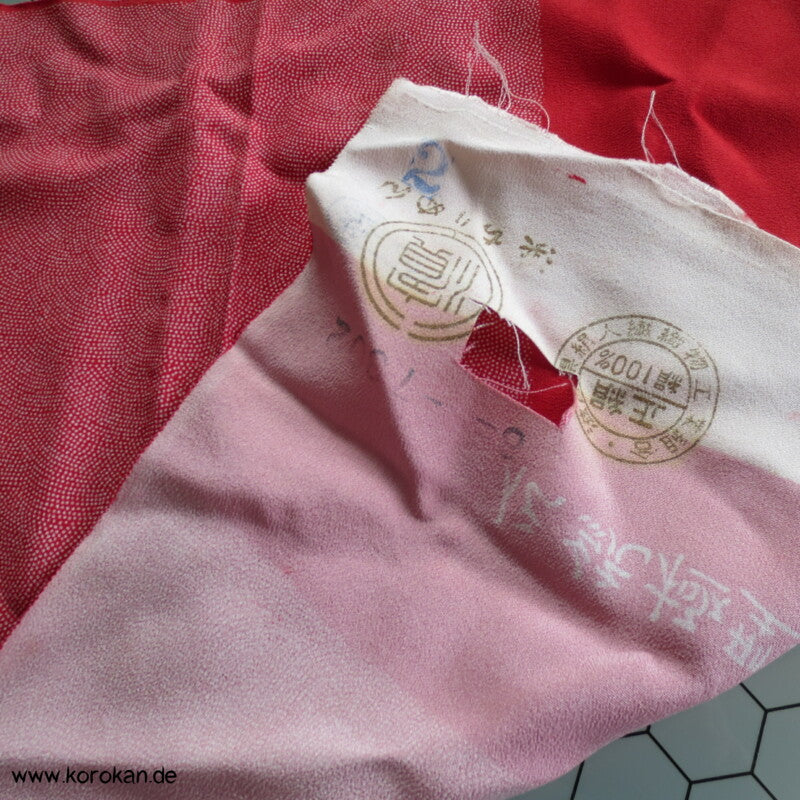 Same Edo Komon Kimono Seidencrepe