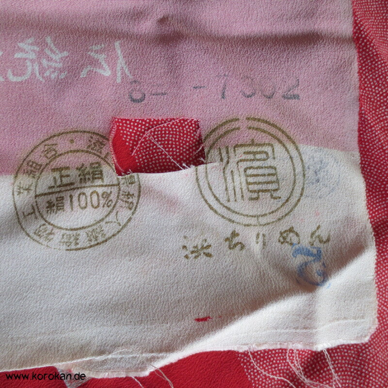 Same Edo Komon Kimono Seidencrepe