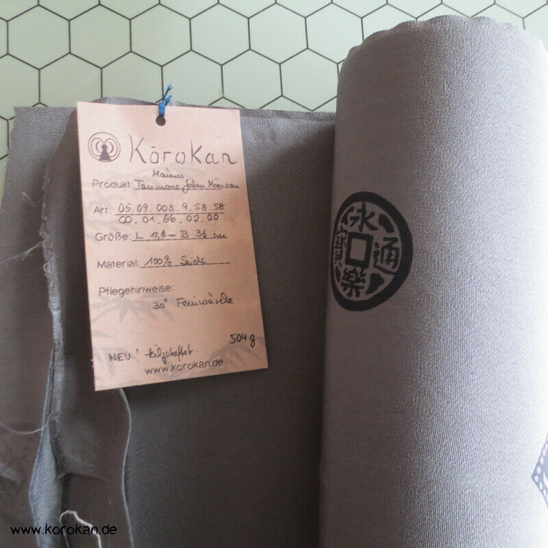 Münzen Chirimen Crepe Seide