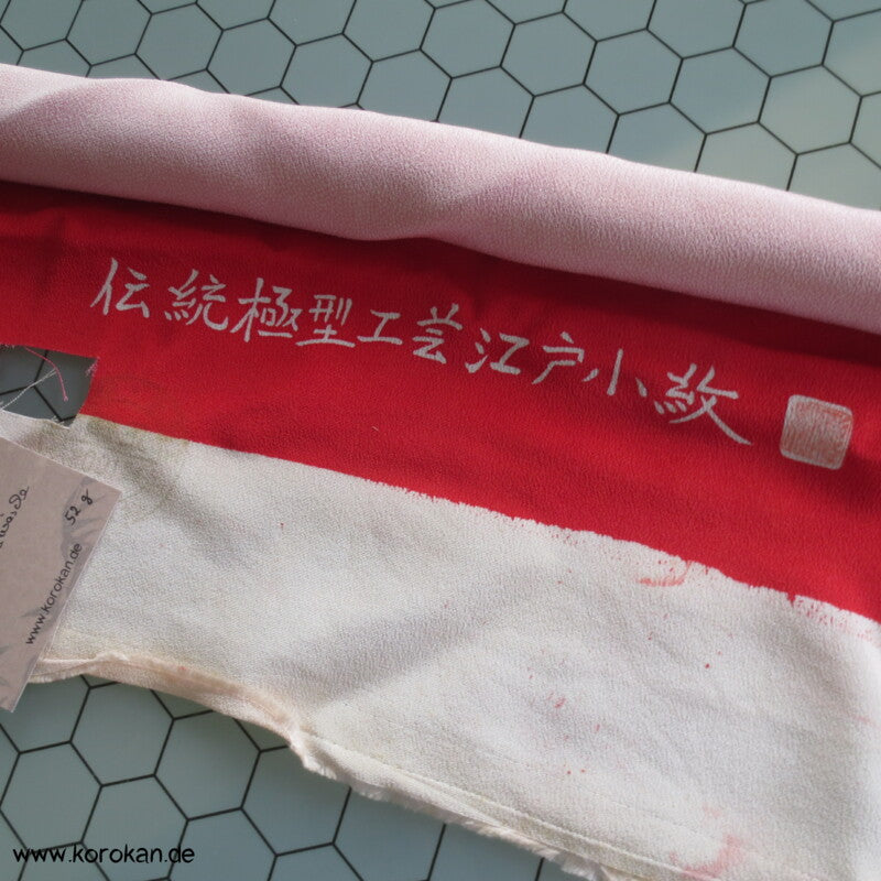 Same Edo Komon Kimono Seidencrepe