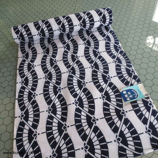 Bangasa - Papierschirmstreifen Yukata Kimono Baumwoll Stoff