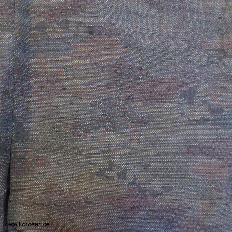 Kiribame Patchwork Kasuri Tsumugi Seiden Kimono