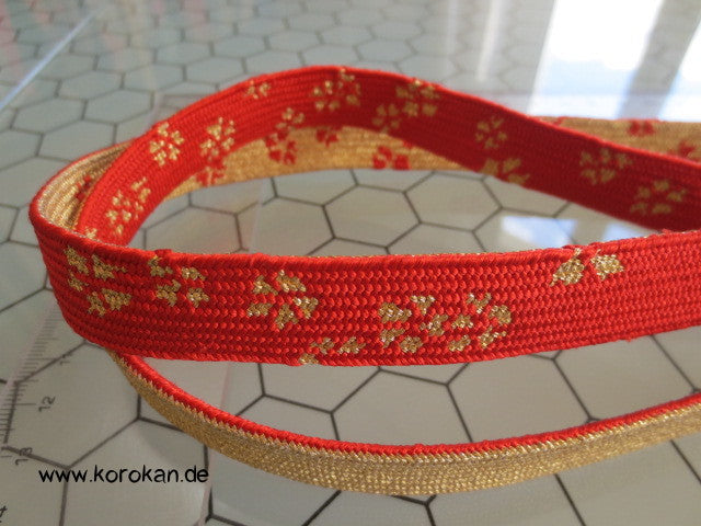 Rot - Gold, Nadeshiko Obijime, Seide / Lurex