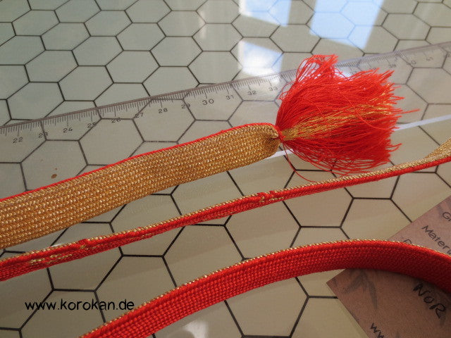 Rot - Gold, Nadeshiko Obijime, Seide / Lurex