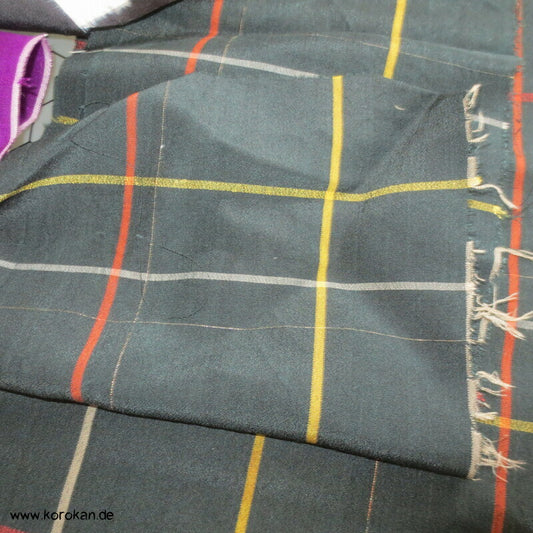 Tüte kleine antike Meisen Seiden Stoffreste - Bastelmaterial