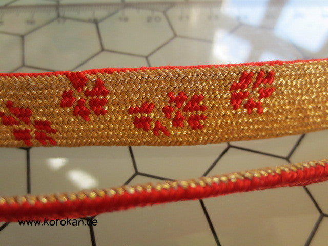 Rot - Gold, Nadeshiko Obijime, Seide / Lurex