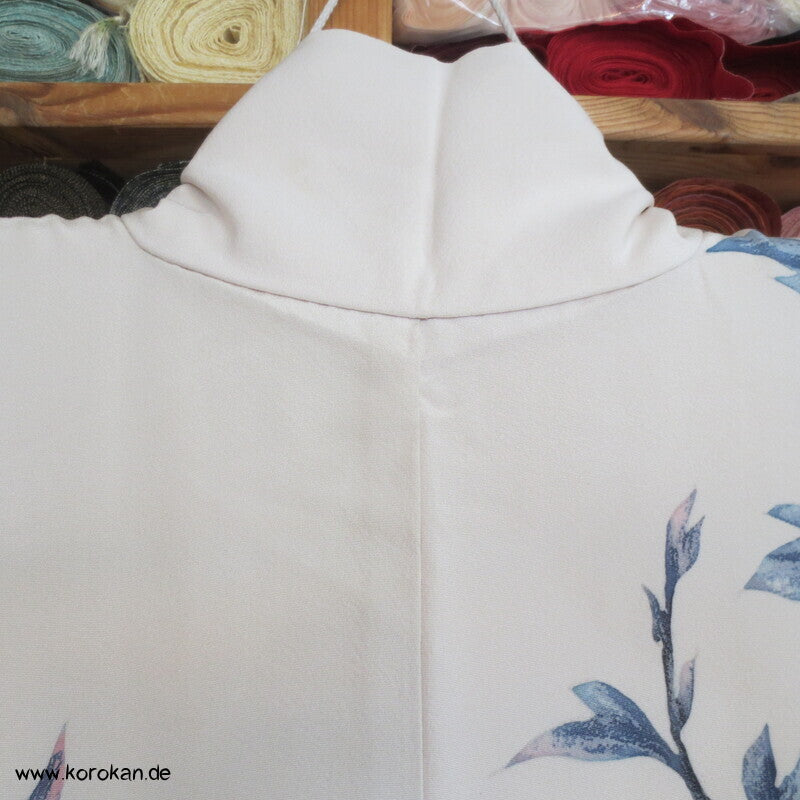 Pfingstrosen Seidencrepe Tsukesage Kimono