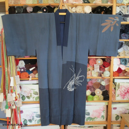 Shibori Ebi Hummer Juban Unterkimono, Seide