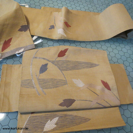 modern abstrakte Zweige Tzukure zweiteiliger Obi