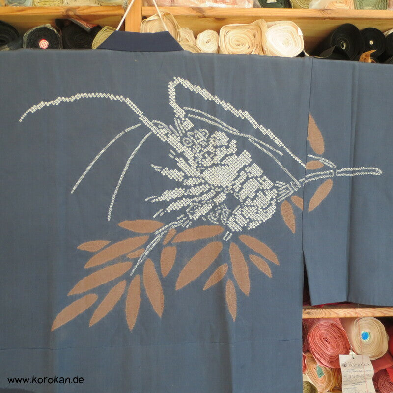 Shibori Ebi Hummer Juban Unterkimono, Seide