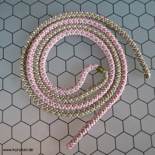 hellgrün rosa Obijime Kordel, geflochten, - abwechselnd