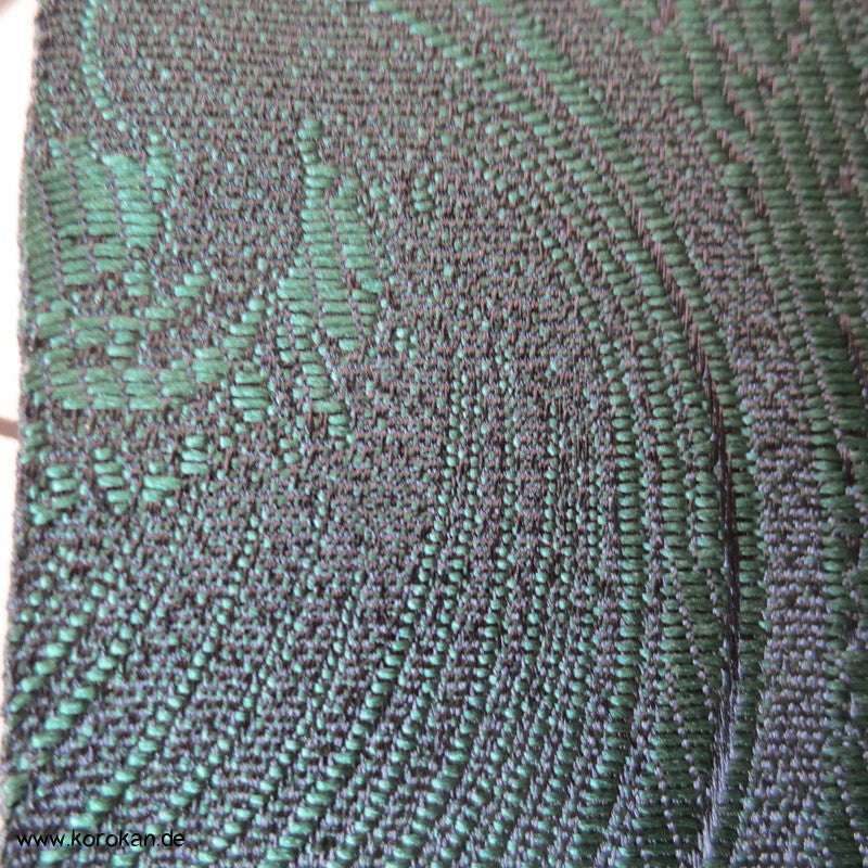 Welle grün Krawattenseide - synthetisch