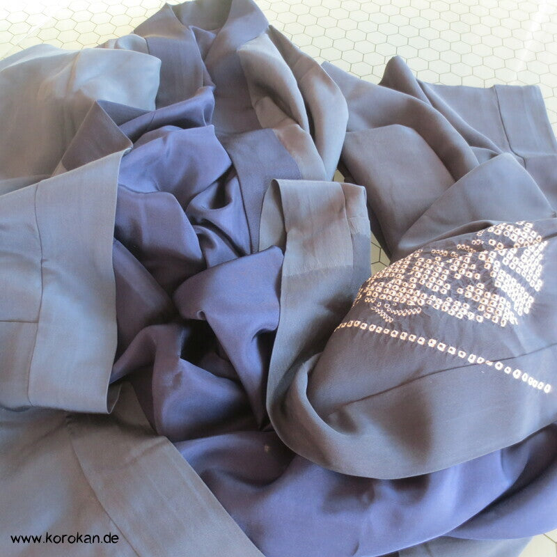 Shibori Ebi Hummer Juban Unterkimono, Seide