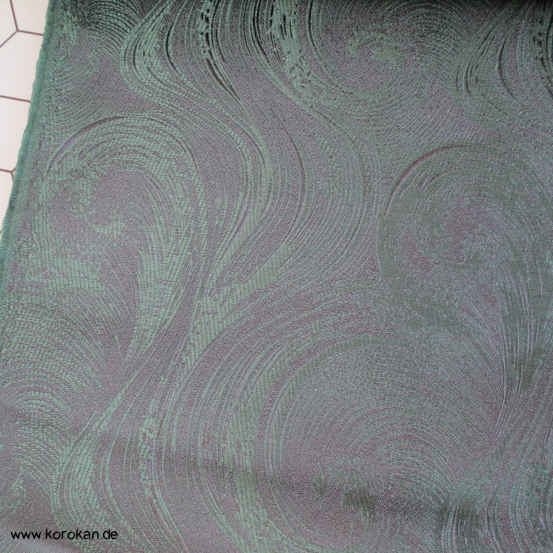 Welle grün Krawattenseide - synthetisch