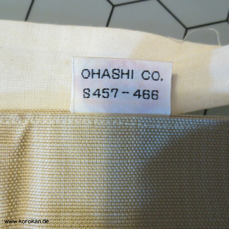 Ohashi grob gewebter Tzukure zweiteiliger Obi Matzukawabishi