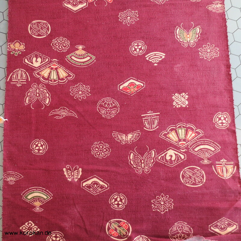 Mon Symbole Wolle / Seide Kimono Krepp