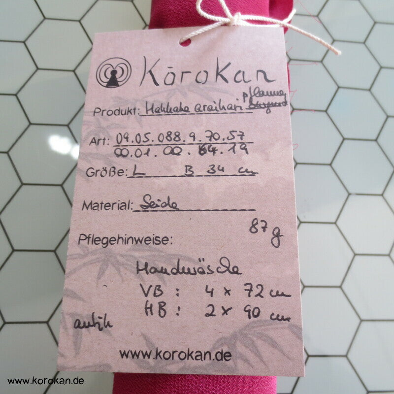 pflaume Hakkake Crepe de Chine Seide, Araihari