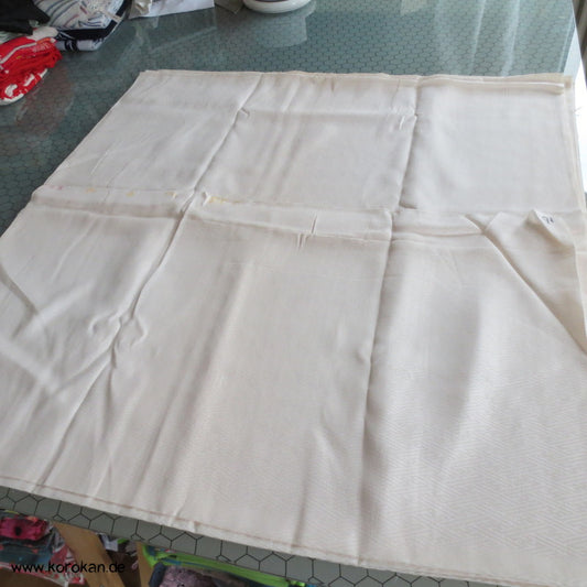 natur Sayagata Rinzu Damast Kimono Seiden Futter