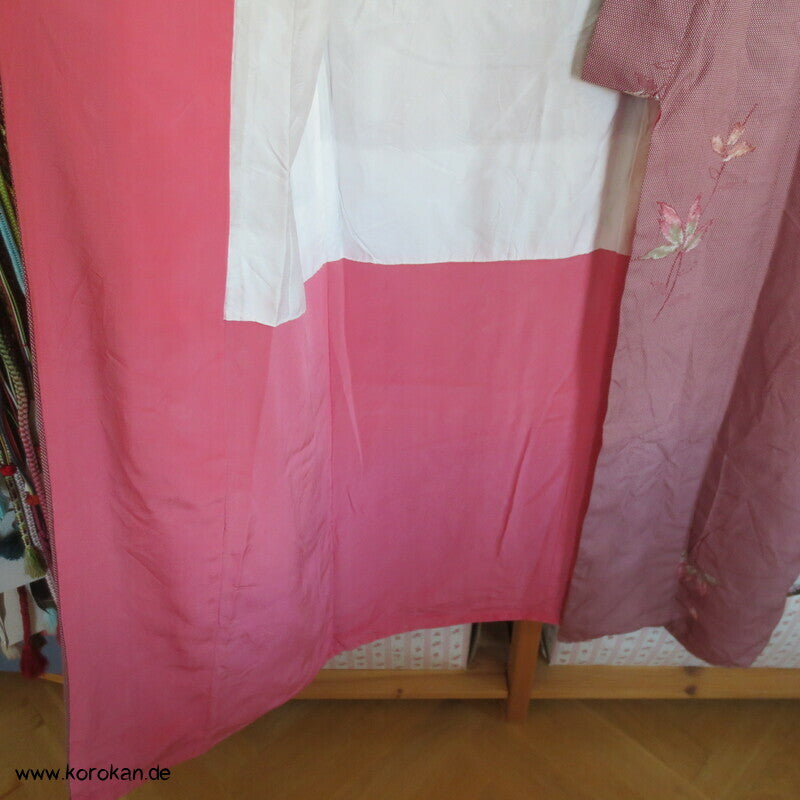 gewebte Blätter Jacquard Komon Kimono