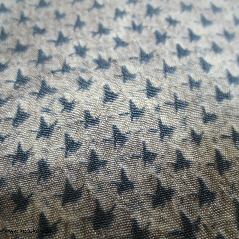 Full Shibori Welle Männer Juban Unterkimono reine Seide