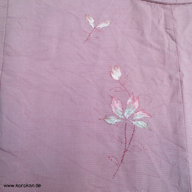 gewebte Blätter Jacquard Komon Kimono