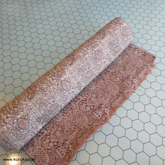 ornamentales Kiribame Jacquard Haori Araihari - feine Musterdetails