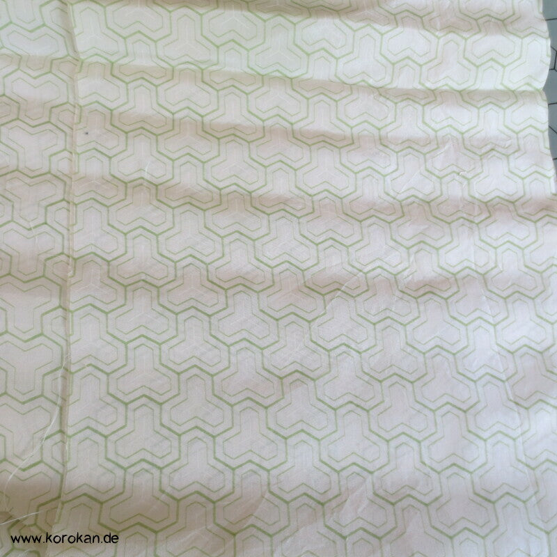 Araihari Haori Kimono Honan Seidenfutterreste, Shokko