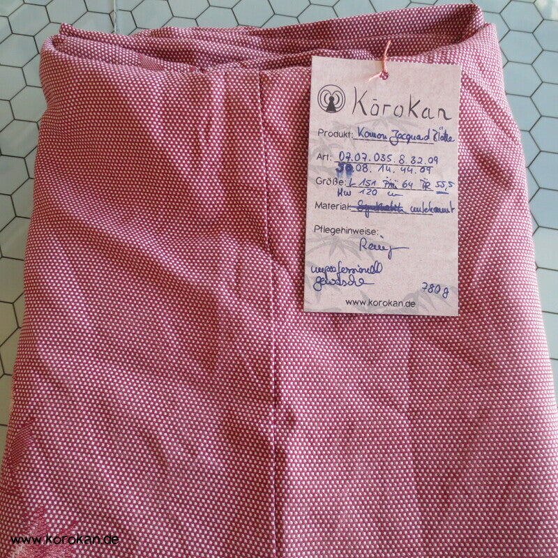 gewebte Blätter Jacquard Komon Kimono