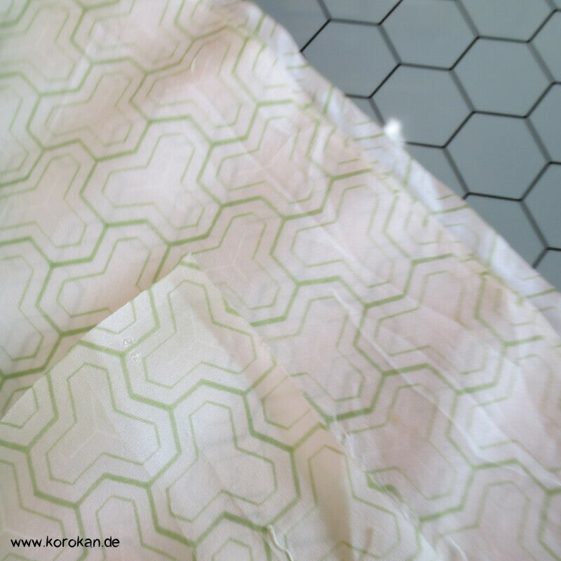 Araihari Haori Kimono Honan Seidenfutterreste, Shokko