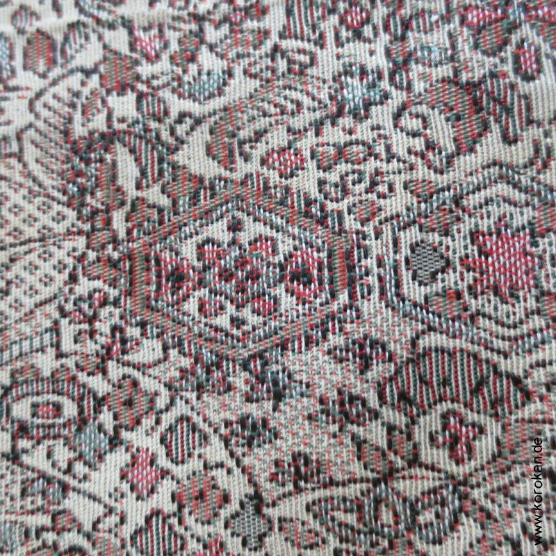ornamentales Kiribame Jacquard Haori Araihari - feine Musterdetails