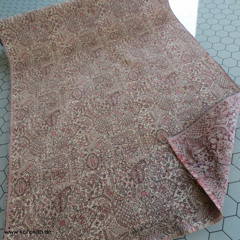ornamentales Kiribame Jacquard Haori Araihari - feine Musterdetails