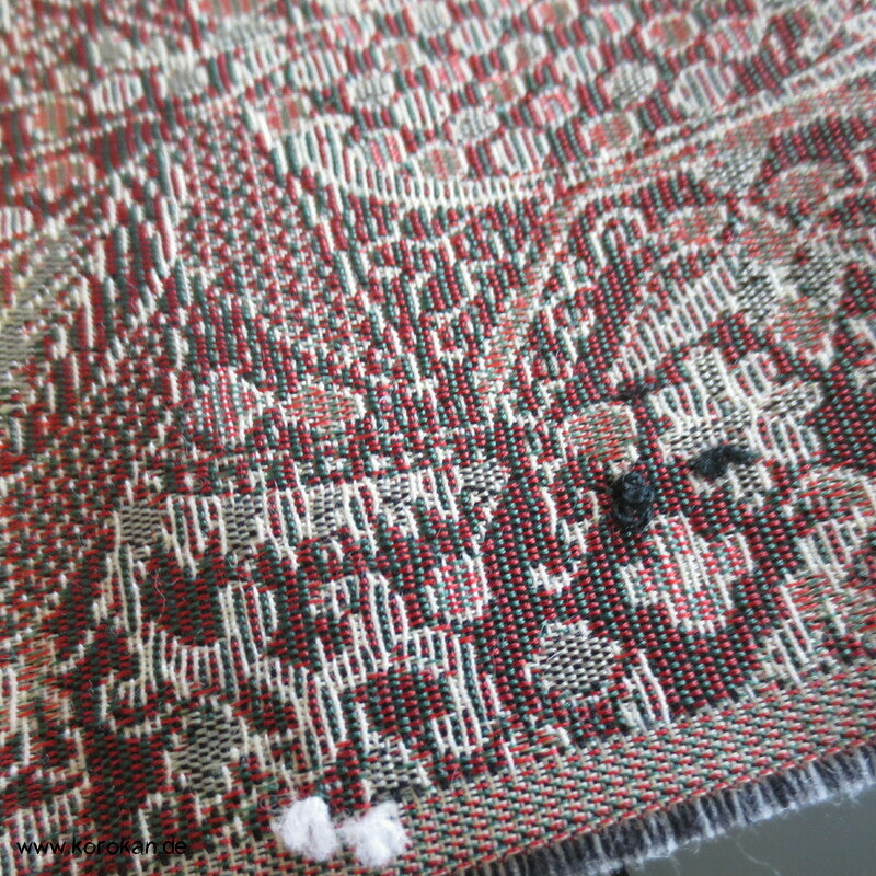 ornamentales Kiribame Jacquard Haori Araihari - feine Musterdetails