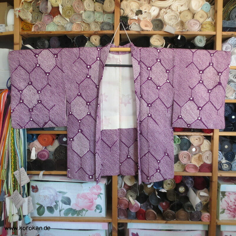 Kikko in lila Full Shibori Haori