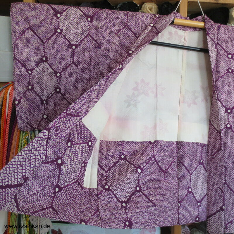 Kikko in lila Full Shibori Haori