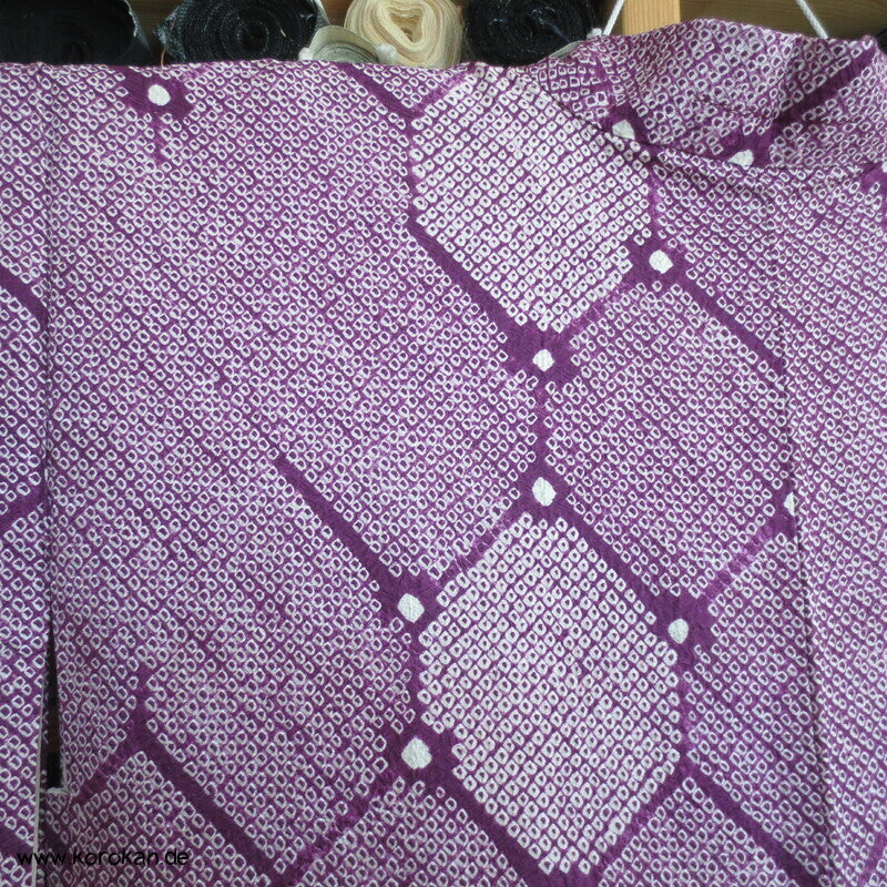 Kikko in lila Full Shibori Haori