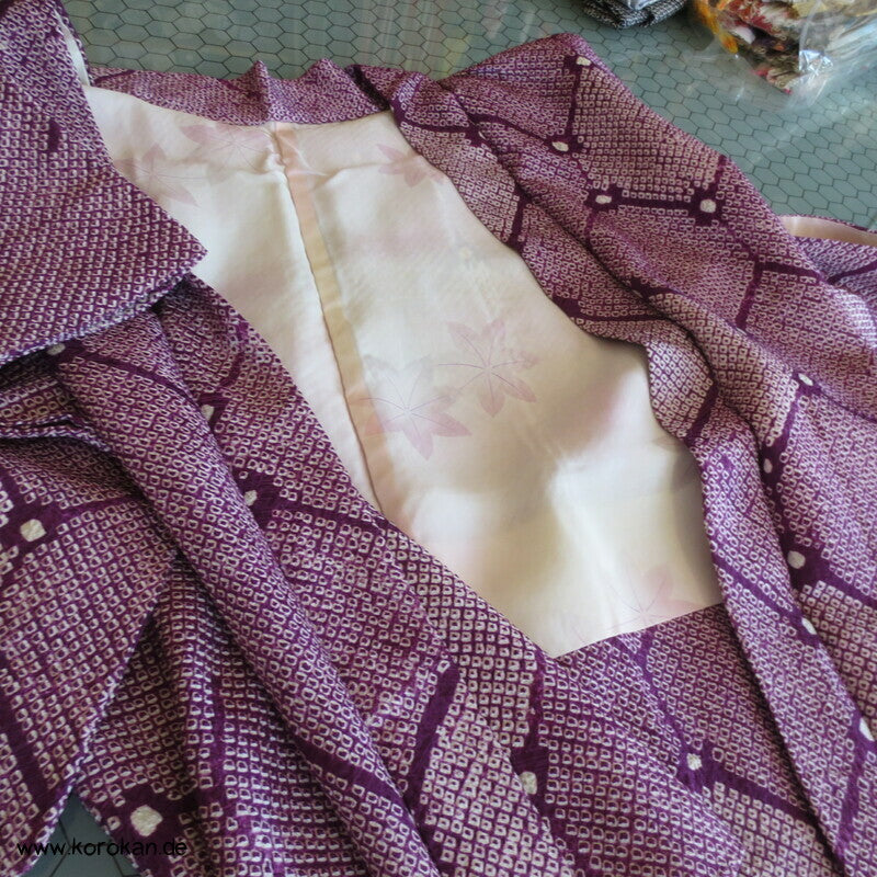 Kikko in lila Full Shibori Haori