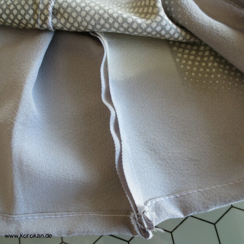 japanischer Upcycling Rock mit Gummizug in der Taille