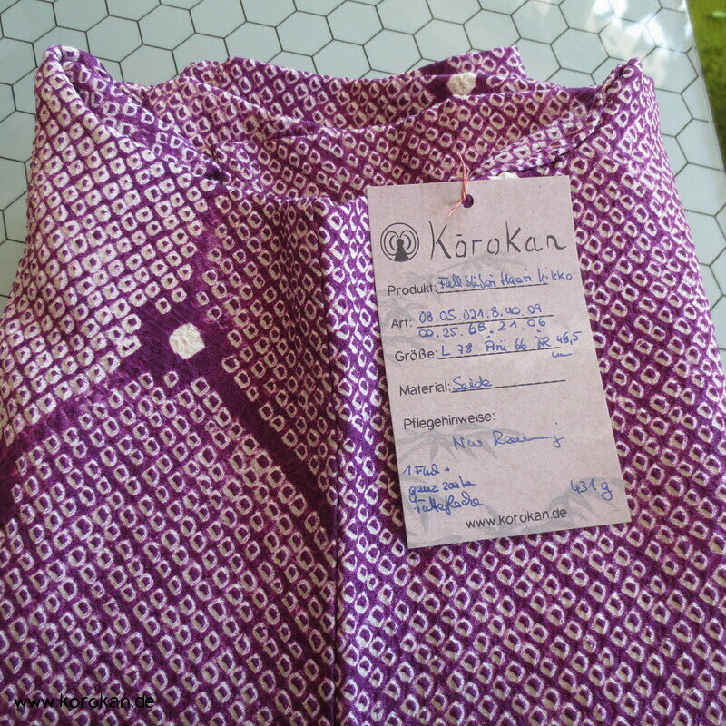 Kikko in lila Full Shibori Haori