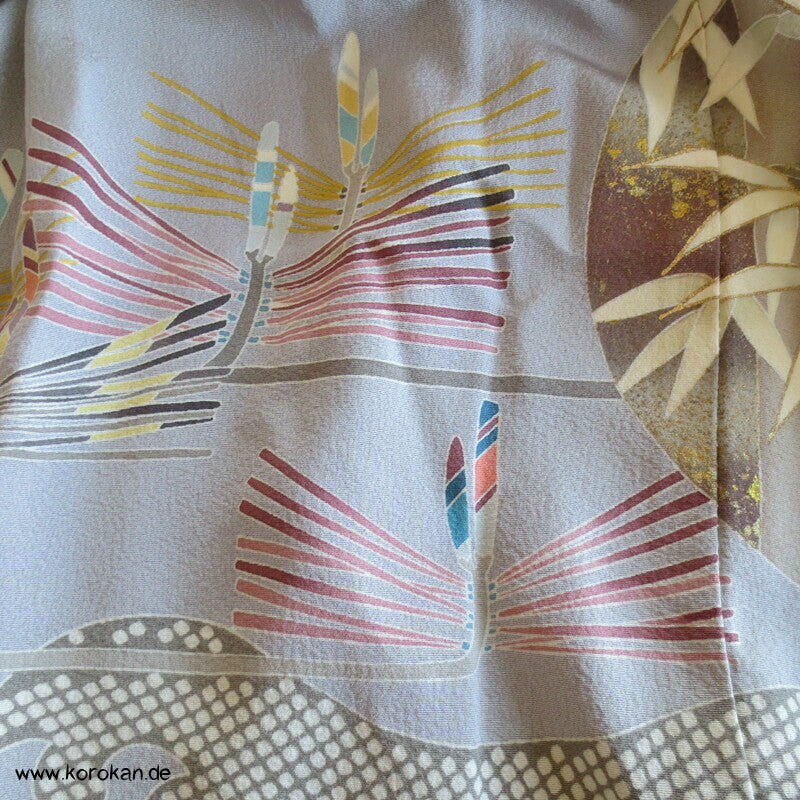japanischer Upcycling Rock mit Gummizug in der Taille