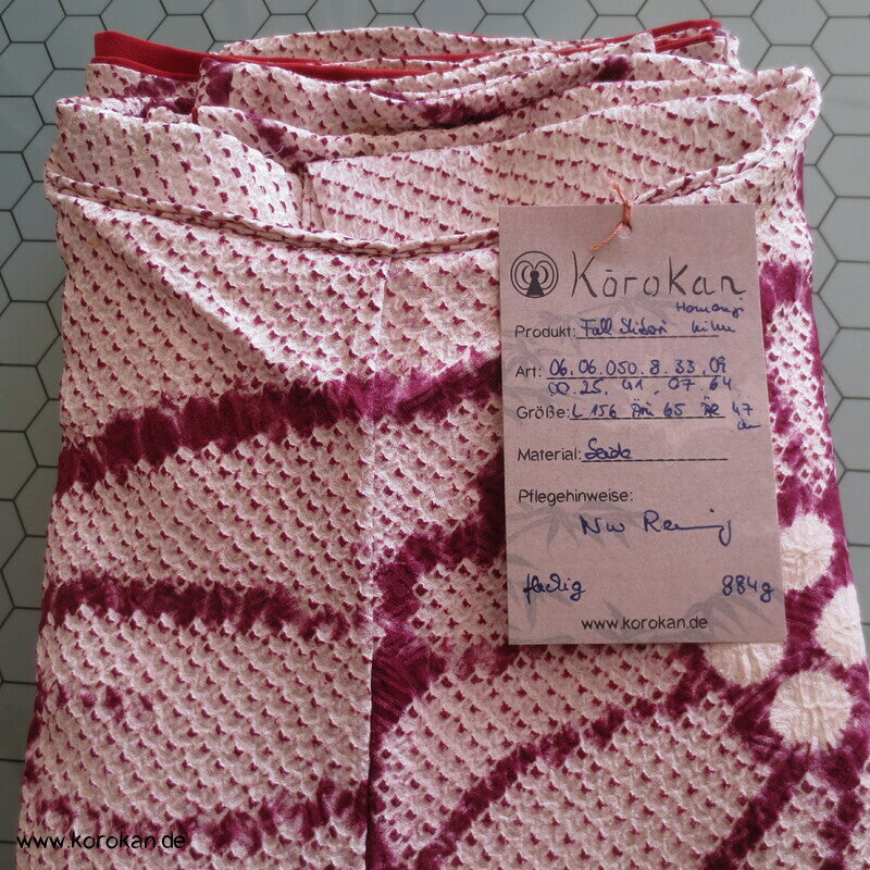 Full Shibori Chrysanthemen Fluss Homongi Kimono
