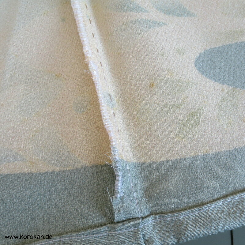 japanischer Upcycling Rock mit Gummizug in der Taille