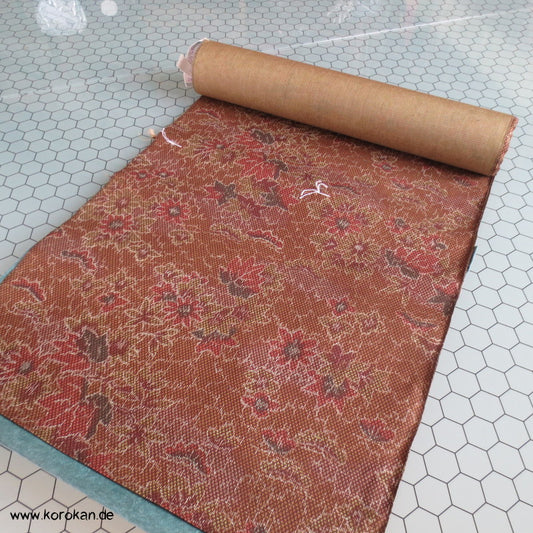 Herbst Blumen und Blätter Seidenstoff für Kimono, Druckmuster