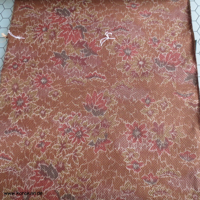 Herbst Blumen und Blätter Seidenstoff für Kimono, Druckmuster