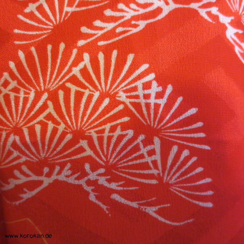 bunte Seide Juban Kimono