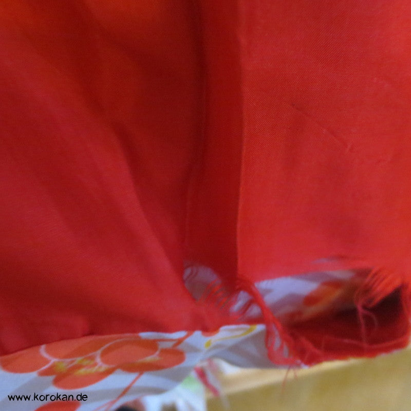 bunte Seide Juban Kimono