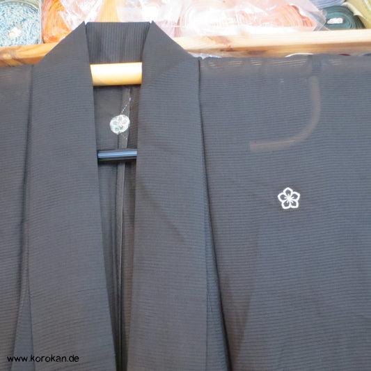 Nadeshiko Rho Seide Tomesode Kimono - ungefüttert, halbtransparent