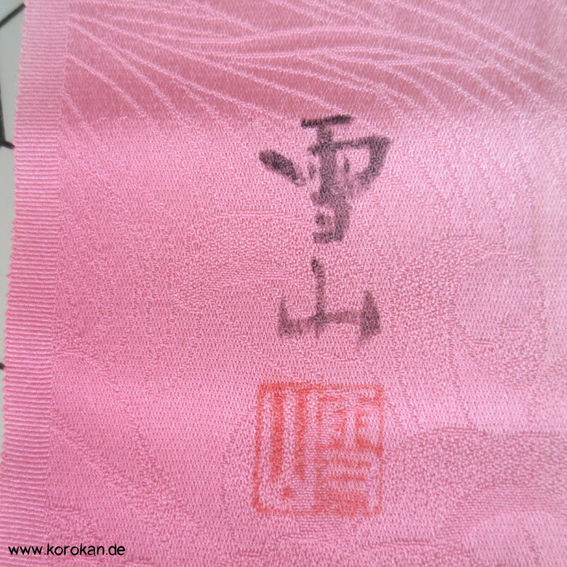 handgemalten Chrysanthemen Kimono Seide Panel