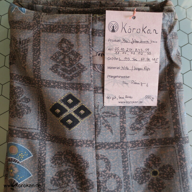 Samuraiaccessoires Muslin Männer Juban Unterkimono