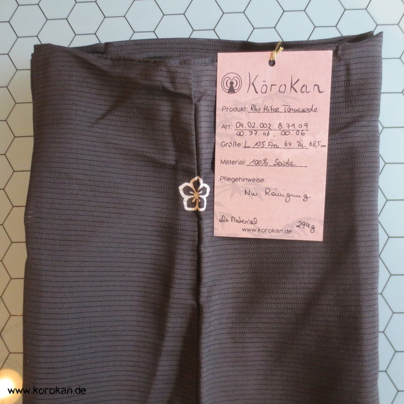 Nadeshiko Rho Seide Tomesode Kimono - ungefüttert, halbtransparent