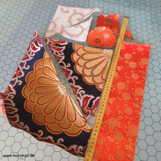 Tüte japanische Tempelbrokat Reste
